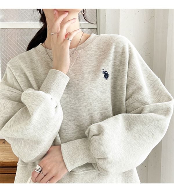 GeeRA（ジーラ）の「【Ｕ．Ｓ．ＰＯＬＯ　ＡＳＳＮ】ショートスウェット（トレーナー・スウェット）」｜詳細画像