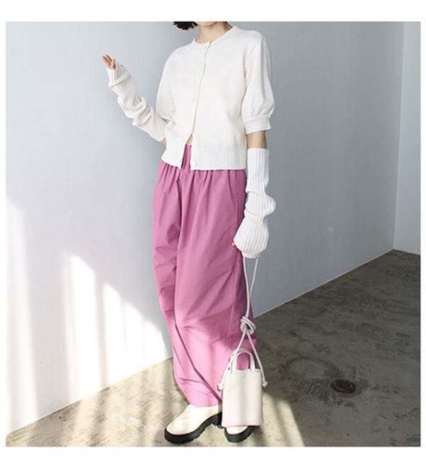 GeeRA（ジーラ）の「マルチウェイアームウォーマー付ニットカーディガン（ニットカーディガン）」｜詳細画像