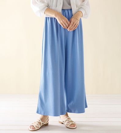 LAVIENNE（ラヴィエンヌ）の「【医師オススメ】着回し自在ワイドパンツ（パジャマ・ルームウェア）」