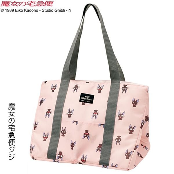 「レジかごショッピングトート　＜スヌーピー・魔女の宅急便ジジ・トトロ・ミッフィー・保冷機能付・キャラクターバッグ＞（保冷保温バッグ）」｜魔女の宅急便ジジ
