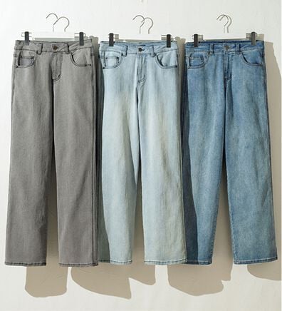 ルフラン（ルフラン）の「【３本組】かわいすぎる淡色デニム（フルレングスパンツ）」
