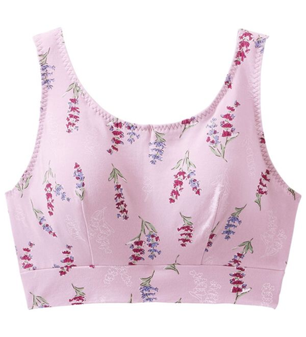 「ぐっすり快眠ブラ（ブラジャー）」｜ピンク花