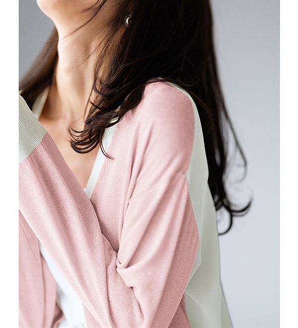 RANAN（ラナン）の「配色ラメカーディガン（ニットカーディガン）」｜詳細画像