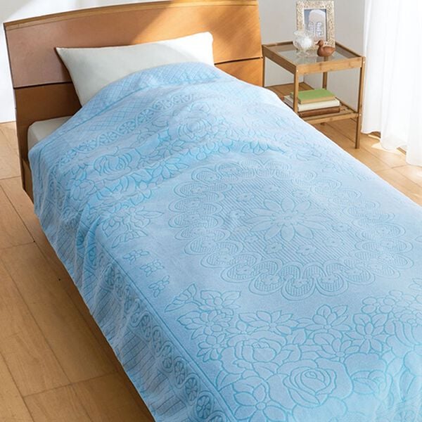 「泉州産大判ジャカード織タオルケット（肌掛布団・タオルケット）」｜詳細画像