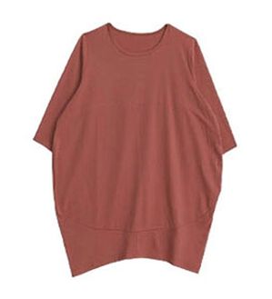 A HAPPY MARILYN（アハッピーマリリン）の「【Ｍ～８Ｌ】選べる袖！コク－ンシルエットチュニック（チュニック）」｜レンガ