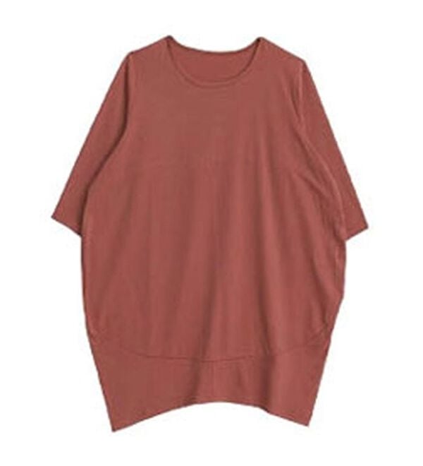 A HAPPY MARILYN（アハッピーマリリン）の「【Ｍ～８Ｌ】選べる袖！コク－ンシルエットチュニック（チュニック）」｜レンガ