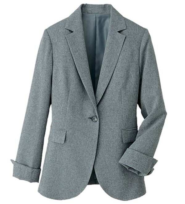 RANAN（ラナン）の「洗える！ベーシックテーラードジャケット（テーラードジャケット）」｜グレー