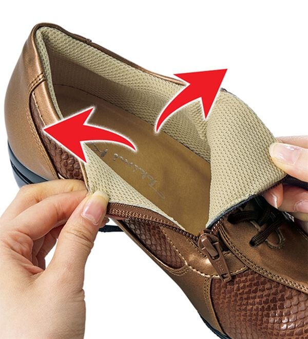 ルフラン（ルフラン）の「時見さんの５Ｅ型押美脚ウォーキング（スニーカー）」｜詳細画像