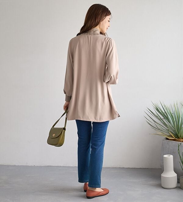 BELLUNA（ベルーナ）の「リブニット使いチュニック（チュニック）」｜詳細画像