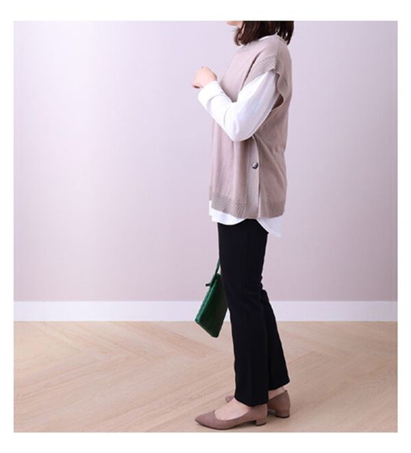 BELLUNA（ベルーナ）の「なめらかボンディングレギンスパンツ（フルレングスパンツ）」｜詳細画像