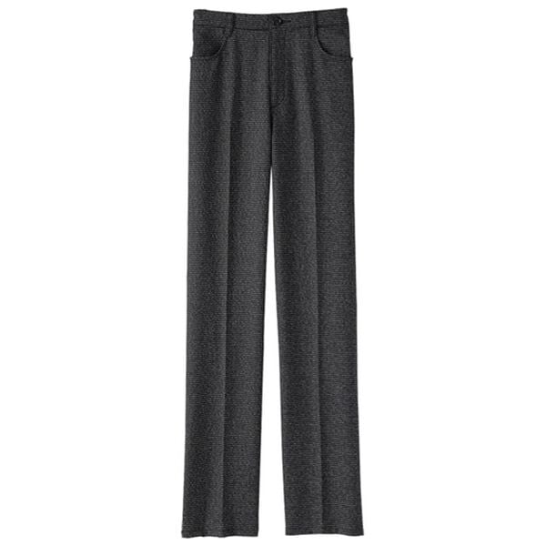 BELLUNA（ベルーナ）の「蓄熱保温ウール調千鳥柄パンツ（フルレングスパンツ）」｜ブラック系