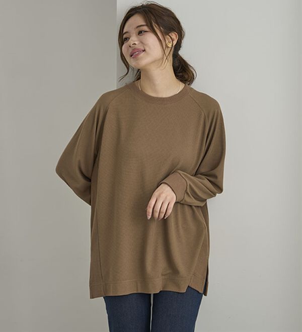 BELLUNA（ベルーナ）の「サイド切替ゆったりチュニック（チュニック）」｜詳細画像