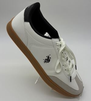 「＜Ｕ．Ｓ．ＰＯＬＯ　ＡＳＳＮ＞ジャーマン　スニーカー（メンズスニーカー）」｜ホワイトブラック
