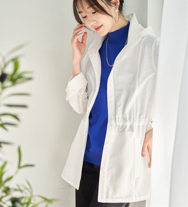 BELLUNA（ベルーナ）の「デニム調デザインパーカー（パーカー）」｜詳細画像