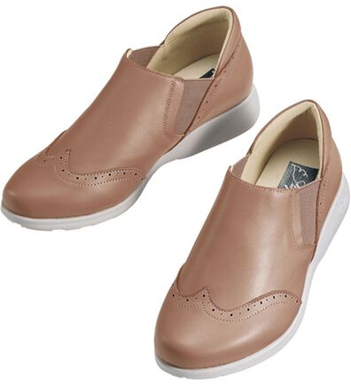 ルフラン（ルフラン）の「ラックウォーク　４Ｅ牛革ウィングチップスリッポン（スリッポン）」