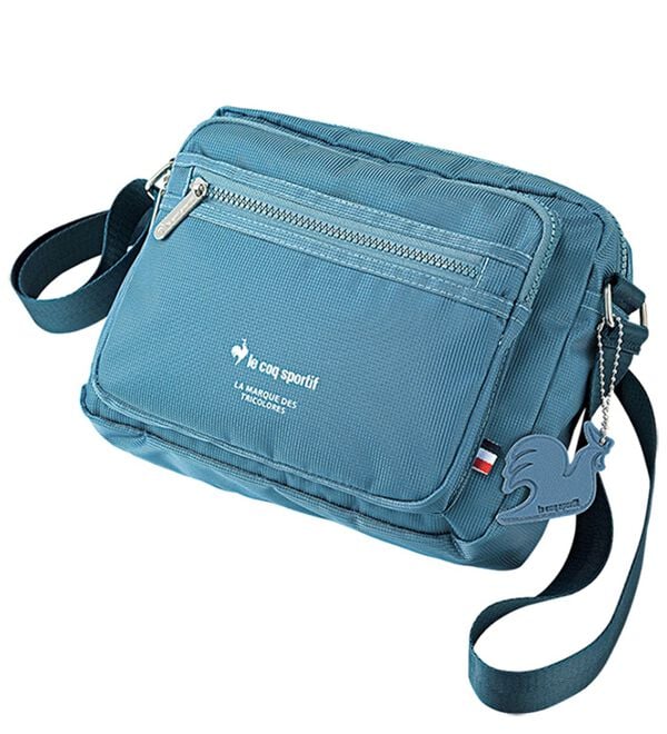 美品 ルサックアダム ショルダーバッグ 型押し 紺 ネイビー ポシェット 2310030571.jpg