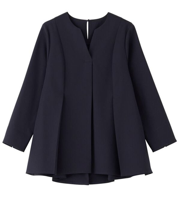 GeeRA（ジーラ）の「【2点セット】タックフレアーブラウスセットアップ（パンツスーツ）」｜詳細画像