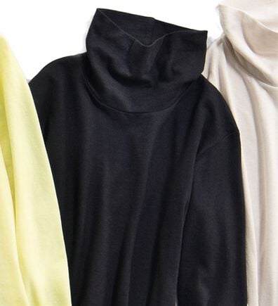 LAVIENNE（ラヴィエンヌ）の「【極カシミヤ入り】シアー素材タートルネックインナー（肌着・インナーウェア）」