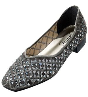 ルフラン（ルフラン）の「お洒落なキラキラパンプス（パンプス）」｜グレー