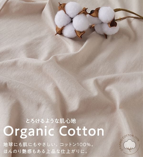 RANAN（ラナン）の「【選べる袖丈】ひんやり！＜BC＞綿100％プチハイネックＴシャツ（カットソー）」｜詳細画像