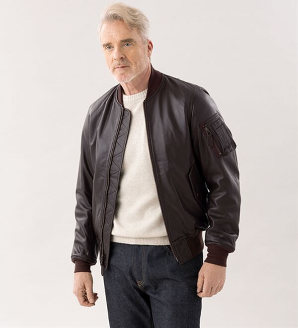 「＜ヘリンボーンクラブ＞シープレザー　ジャケット（メンズジャケット）」｜詳細画像