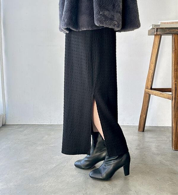 GeeRA（ジーラ）の「全骨格対応！選べるネックジャガードワンピ―ス（カットソーワンピース）」｜詳細画像