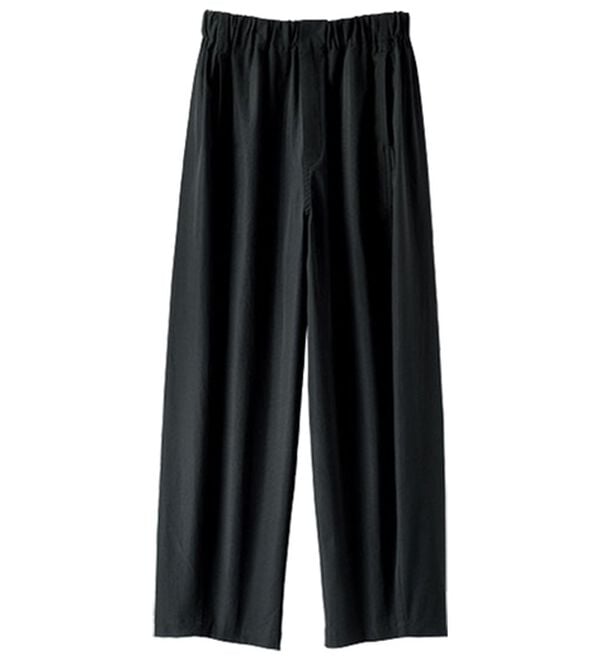 BELLUNA（ベルーナ）の「サラもち！快適ビンテージ調素材カーブパンツ（ワイドパンツ・ガウチョ）」｜詳細画像