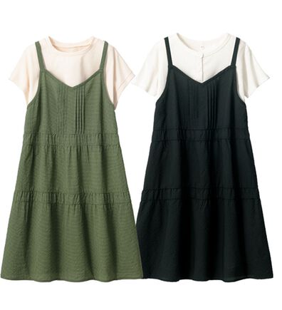 ルフラン（ルフラン）の「【２色組】【ｐｌｕｓＯＮＥ】４点カバーチュニック（チュニック）」