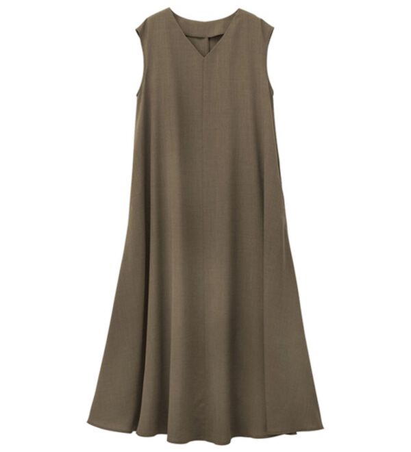 RANAN（ラナン）の「ひんやり！麻調合繊フレアーワンピース（その他ワンピース）」｜詳細画像