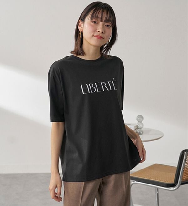 BELLUNA（ベルーナ）の「汗ジミ対策！よれない大人のプリントＴシャツ（Tシャツ）」｜詳細画像