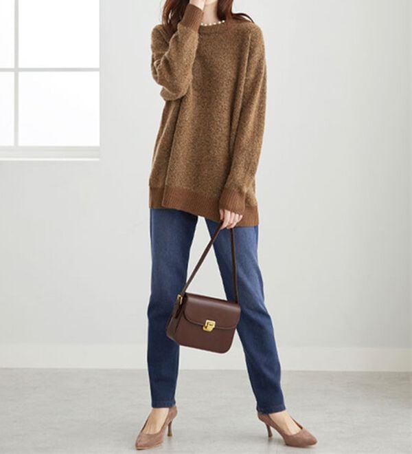 BELLUNA（ベルーナ）の「あったか！裏フリースストレッチパンツ（フルレングスパンツ）」｜詳細画像