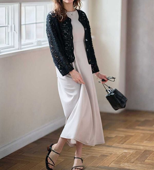 RANAN（ラナン）の「上品見えバックギャザーワンピース（その他ワンピース）」｜詳細画像