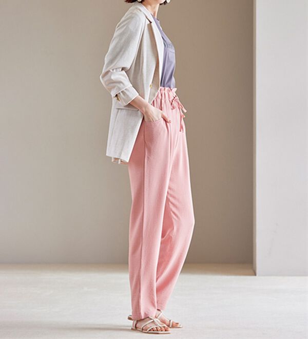 RANAN（ラナン）の「リラックスタックテーパードパンツ（フルレングスパンツ）」｜詳細画像