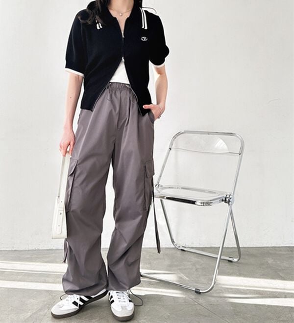 GeeRA（ジーラ）の「サイドリボンカーゴパンツ（その他パンツ）」｜詳細画像