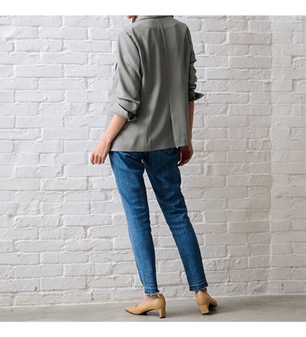 RANAN（ラナン）の「ひんやり！洗える麻調カセット服シリーズ（ブラウス）」｜詳細画像