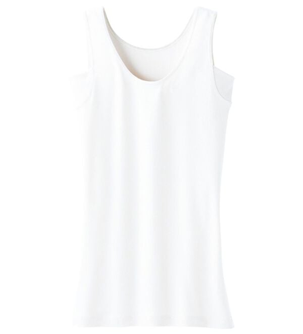 LAVIENNE（ラヴィエンヌ）の「【汗かきさん必見！】涼感サラッと快適汗取りタンクトップインナー＜さらりラボ＞（肌着・インナーウェア）」｜詳細画像