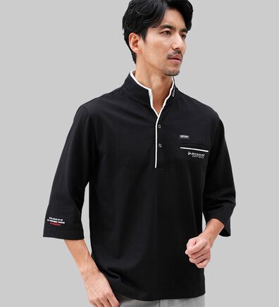 「【３色組】＜ダンロップ・リファインド＞二重衿エレガントシャツ（メンズカットソー）」