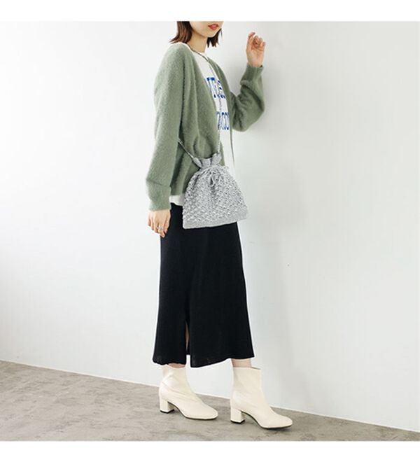 GeeRA（ジーラ）の「レイヤード２点セットワンピース（ニットワンピース）」｜詳細画像