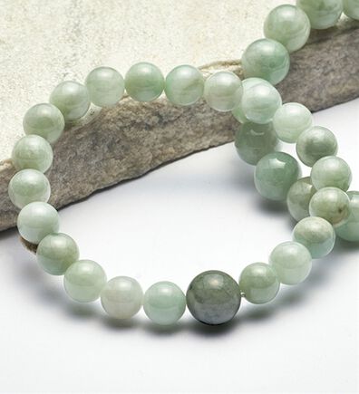 「糸魚川産ひすいブレスレット（メンズブレスレット）」