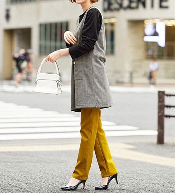 BELLUNA（ベルーナ）の「ジャカード素材ジャンスカアンサンブル（アンサンブル）」｜詳細画像