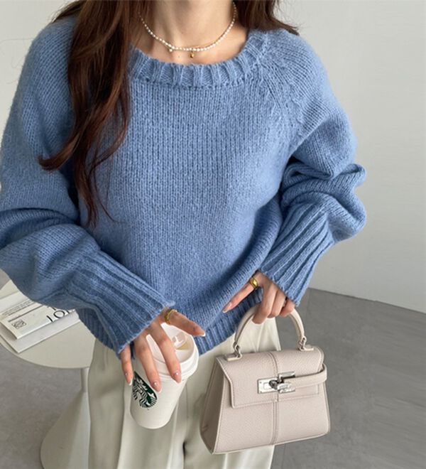 GeeRA（ジーラ）の「ボリュームスリーブショートニット（ニット・セーター）」｜詳細画像