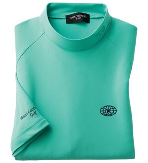 「＜トランスコンチネンツゴルフ＞ドライ７カラーズシャツ（メンズスポーツウェア（トップス））」｜ライトグリーン