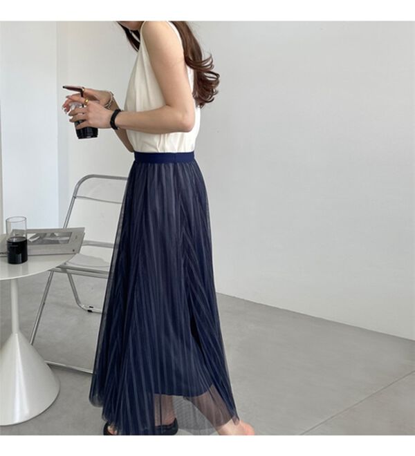 GeeRA（ジーラ）の「フレアーチュールロングスカート（ロングスカート）」｜詳細画像