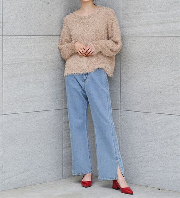 RANAN（ラナン）の「ラメシャギーニット（ニット・セーター）」｜詳細画像