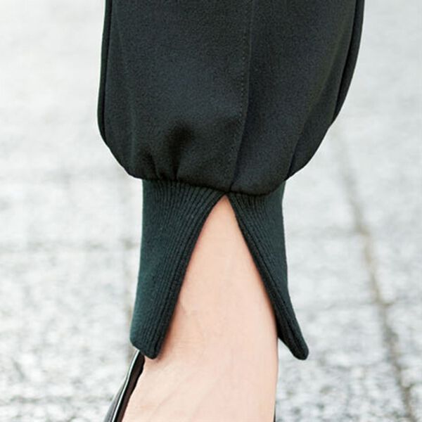 BELLUNA（ベルーナ）の「家でも外でも楽ちん裾リブパンツ（フルレングスパンツ）」｜詳細画像