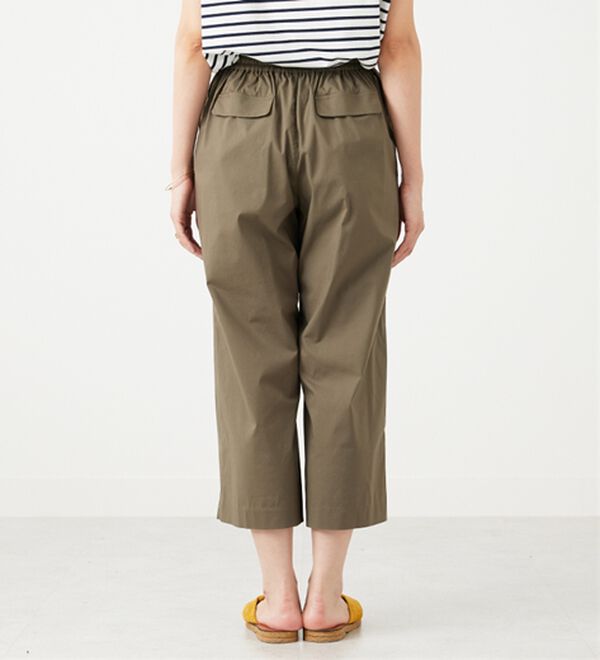BELLUNA（ベルーナ）の「【店舗・ネット限定】サラリ綿混ベイカーワイドパンツ（ワイドパンツ・ガウチョ）」｜詳細画像
