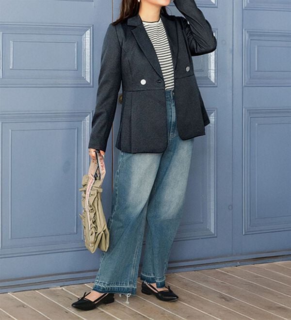 BELLUNA（ベルーナ）の「【Taiyouさんコラボ】＜セットアップ対応＞ペプラムジャケット（その他ジャケット）」｜詳細画像