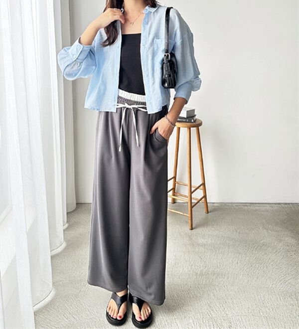 GeeRA（ジーラ）の「着回し自在シアーショートシャツ（シャツ）」｜詳細画像