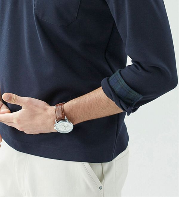 「【３色組】＜コムルヴァン・オム＞これ一枚で差が付くハンサムポロシャツ（メンズポロシャツ）」｜詳細画像