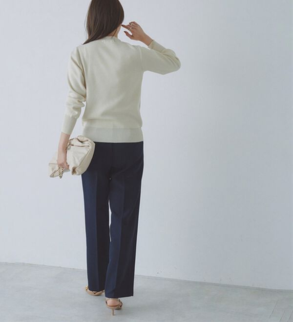 Pierrot（ピエロ）の「ボウタイポケットニット（ニット・セーター）」｜詳細画像